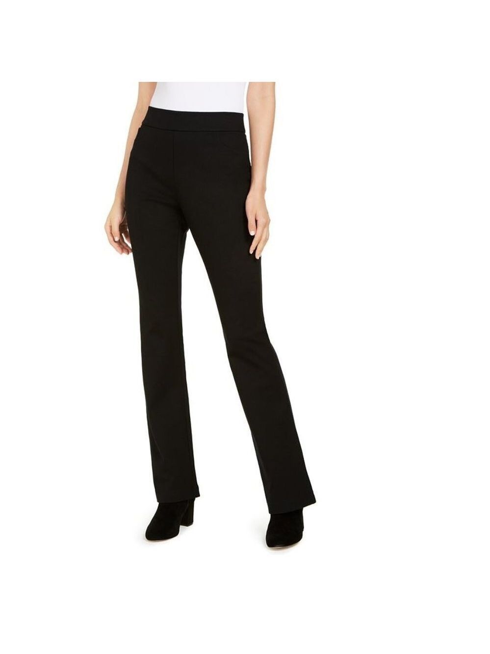 INC Pull-On Ponte-Knit Bootcut Pants